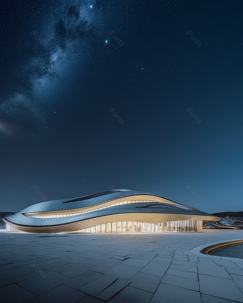 未来城市夜景星空,高清,摄影图,摄影图片,图片大全,摄影图免费下载